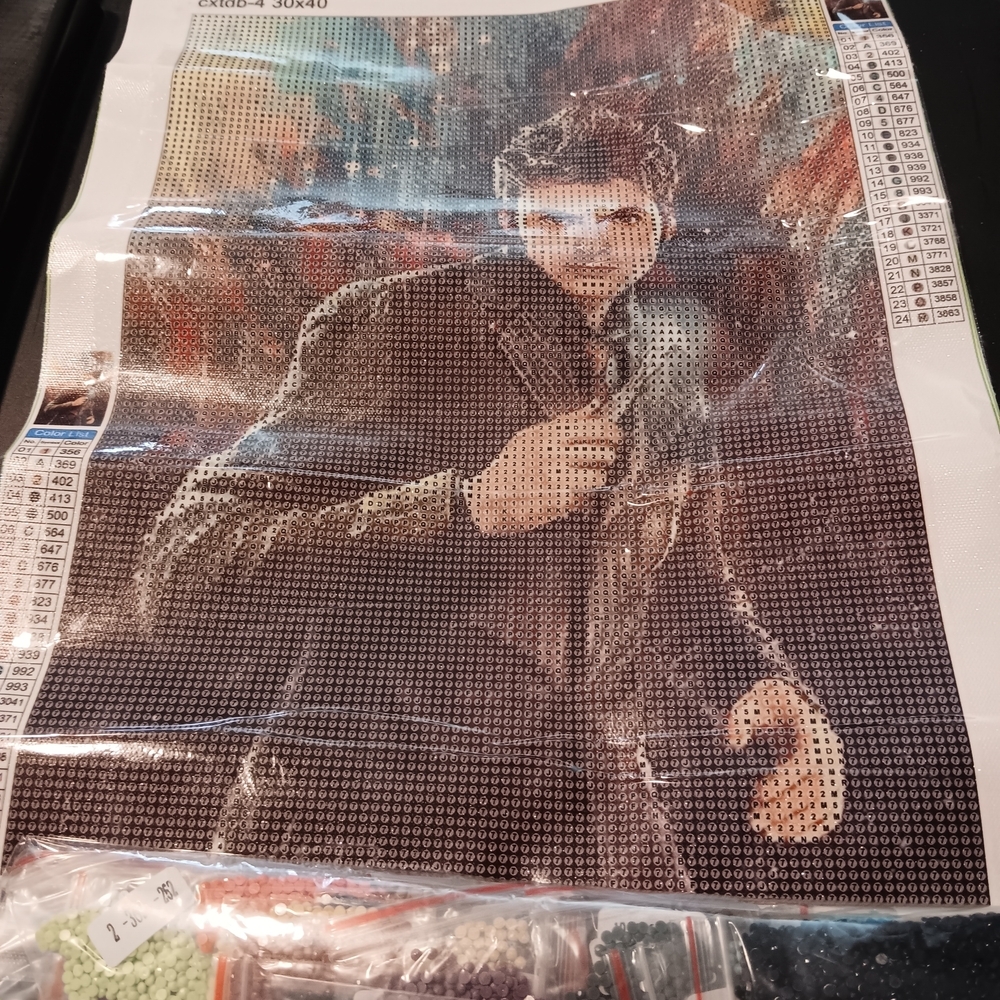 Diamond Art Paint Kit Dr Who - David Tenneth 10 Doctor 30x40